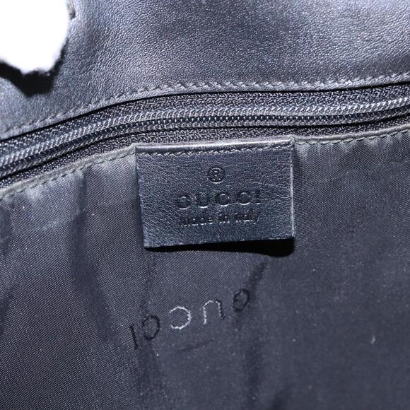 GUCCI Shoulder Bag Canvas Black Silver 001 001 - Picture 15 of 16